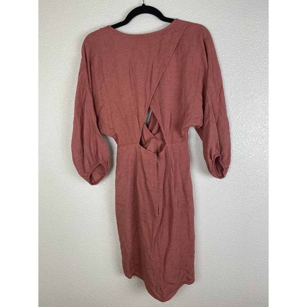 ANTHROPOLOGIE | Pink Wrap Dress - Picture 7 of 9